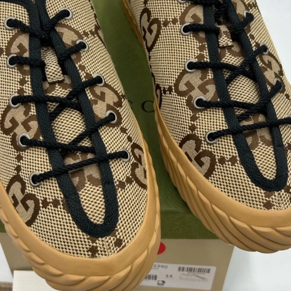 Men's Gucci Jumbo GG low top sneakers . Size 13 - Picture 2 of 7